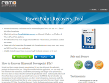 Tablet Screenshot of powerpointrecoverytool.net